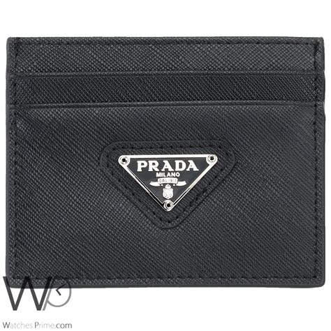 prada card holder mens australia|Prada men's bifold wallet.